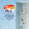 Meuble de coin pour salle de bain – رف تخزين للحمام Kazyon 99.00 DH