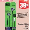 Ecouteurs filaires USB-C K-E209C – سماعات أذن Aswak Assalam 39.00 DH
