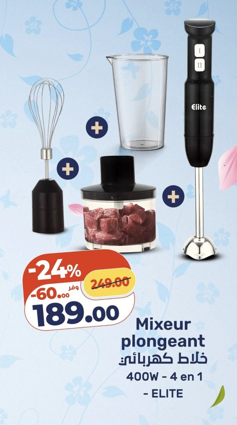 Deal Mixeur plongeant 4 en 1 ELITE – Kazyon Deal Mixeur plongeant 4 en 1 ELITE – Kazyon