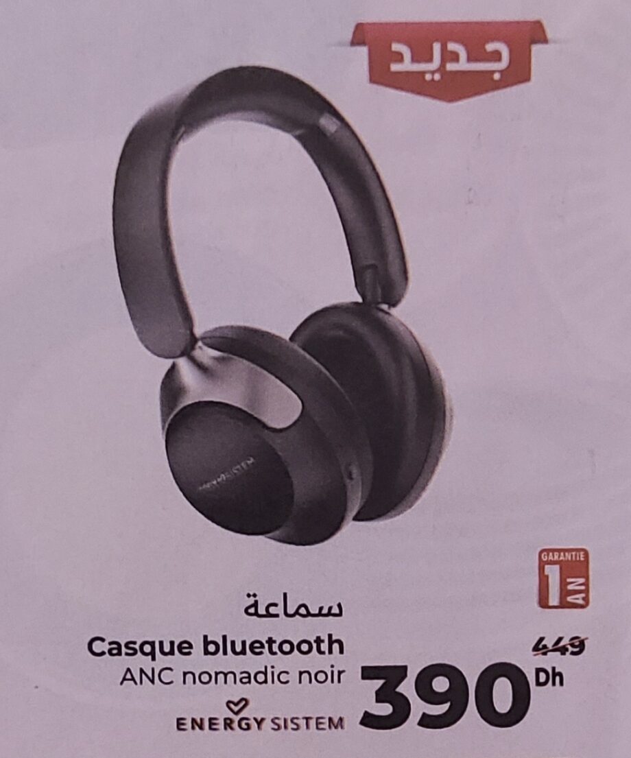 Promotion Casque bluetooth ANC nomadic noir Carrefour
