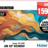 LED 32 » H32K85F Haier – تلفاز 32 بوصة Aswak Assalam 1590.00 DH