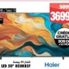 LED 50 » H50K85F Haier – تلفاز 50 بوصة Aswak Assalam 3699.00 DH