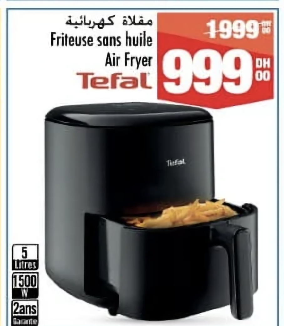 Solde Friteuse sans huile Tefal Air Fryer / Aswak Assalam