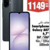 Smartphone Samsung Galaxy A07 128Go / هاتف ذكي سامسونج جالكسي Aswak Assalam 1149 DH