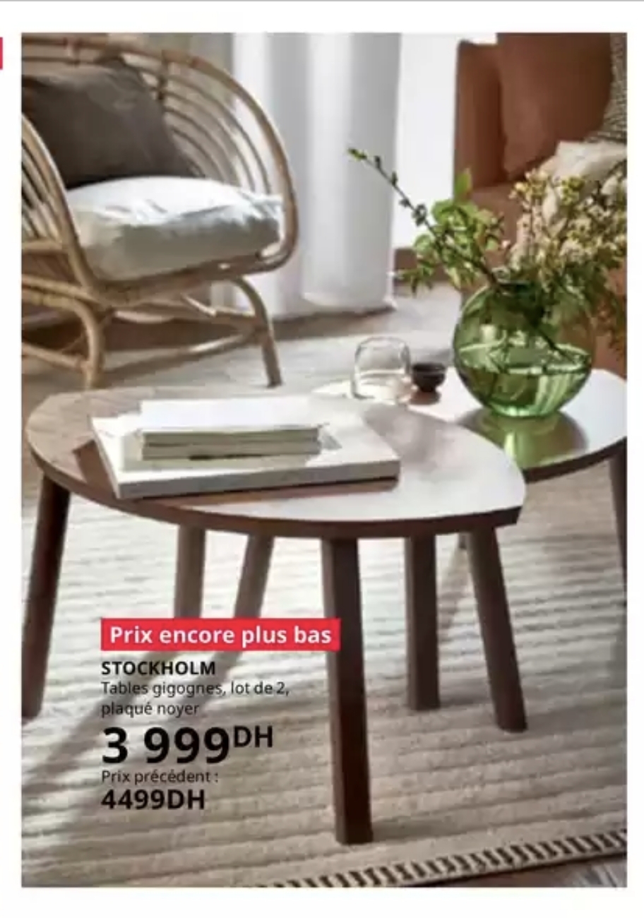 Promo STOCKHOLM Tables gigognes / IKEA