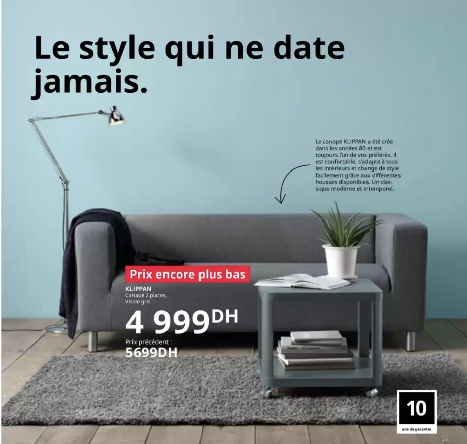 Deal KLIPPAN Canapé 2 places / IKEA