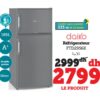 Réfrigérateur Daiko 189L | ثلاجة Daiko 189 لتر Hyper U 2799 DH