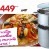 Couscoussier en inox 10 litres / كسكس بـرغمـة من الستانلس ستيل سعة 10 لتر Bricoma 449 DH