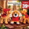Peluche lion ou chameau 22cm / دمية أسد أو جمل 22 سم Aswak Assalam 39.95 DH