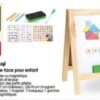 Tableau double-face pour enfant / لوحة مزدوجة للأطفال BIM 69.90 DH