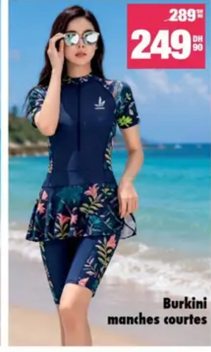 Offre Burkini manches courtes / Aswak Assalam