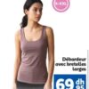 Débardeur avec bretelles larges – قميص بدون أكمام Marjane 69,95 dh