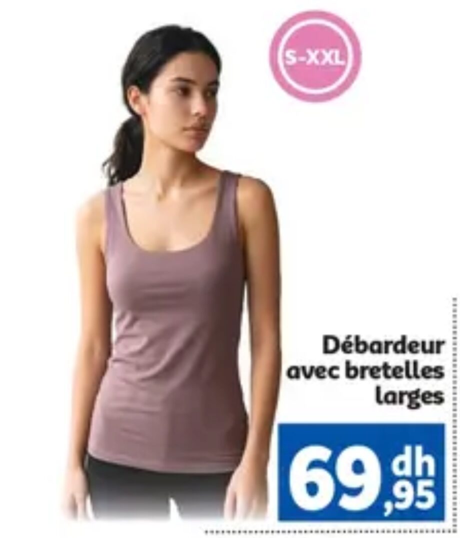 Promo Débardeur avec bretelles larges – Marjane