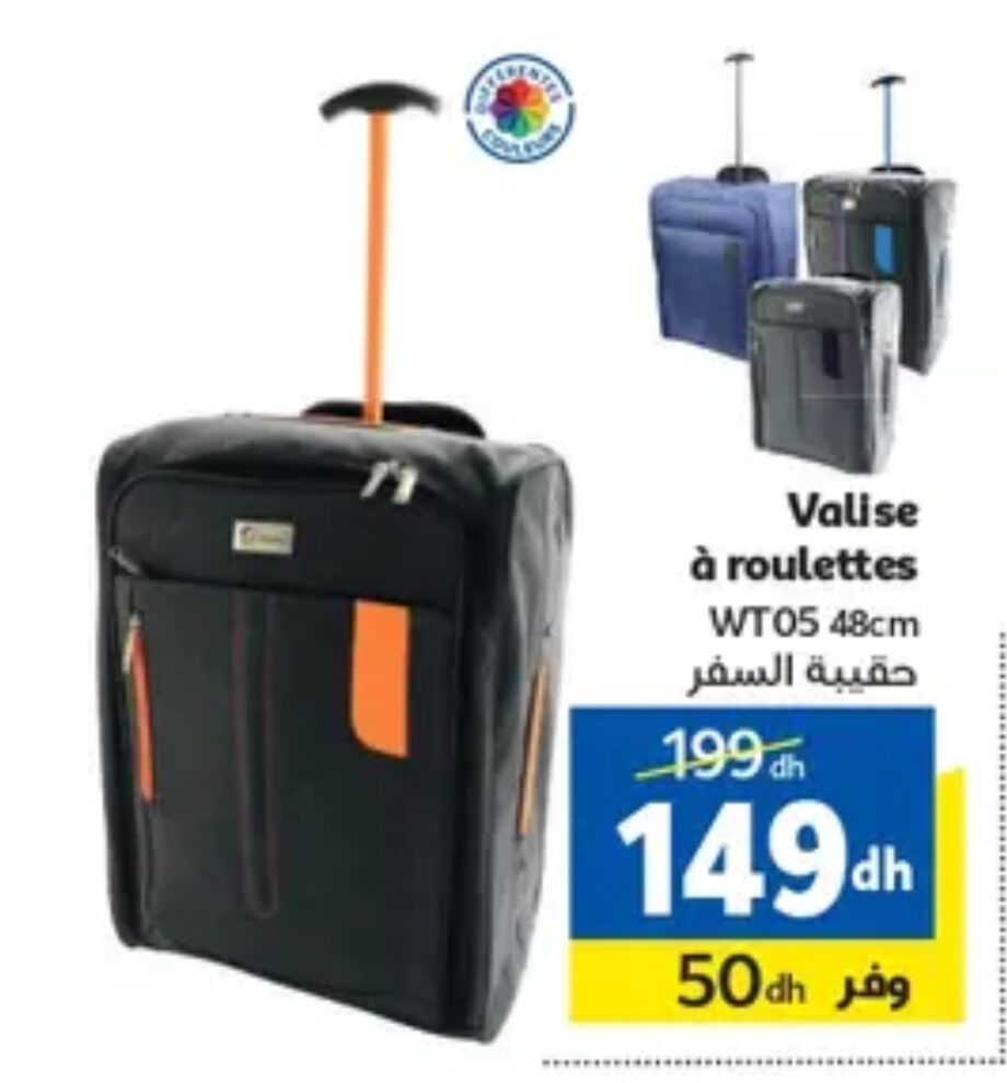 Promotion Valise à roulettes WT05 48cm – Marjane