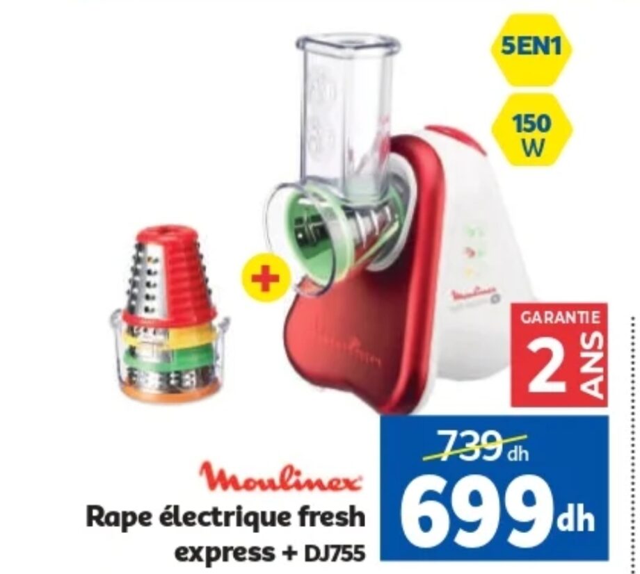 Offre spéciale Rape électrique fresh express + DJ755 / Marjane